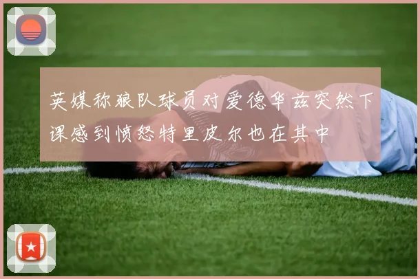 英媒称狼队球员对爱德华兹突然下课感到愤怒特里皮尔也在其中